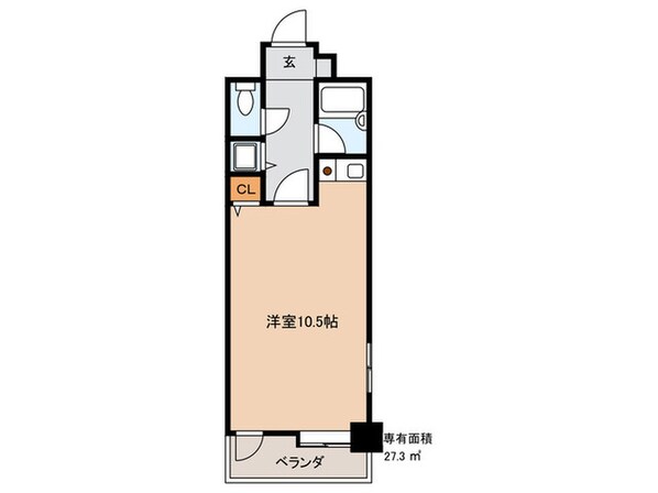 サンセ－ヌ中央町の物件間取画像